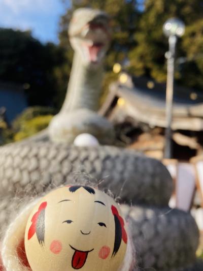 巳年巳の日の蛇神社参拝①1月　　真岡 白蛇辨財天と日本橋 小網神社（とマダムを浅草アテンド）