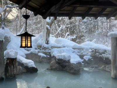 【雪見風呂送迎プランで行く】奥鬼怒温泉　加仁湯