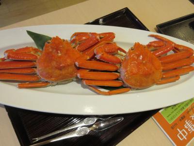 下呂温泉でカニを食す