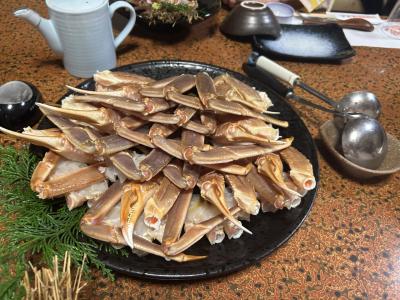 蟹を食べに香美へ