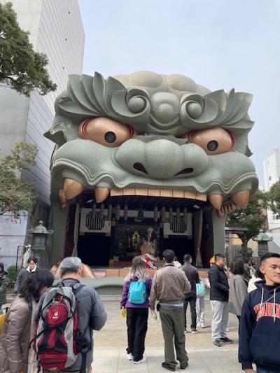 大阪なんば近くの神社に三社詣りに行ってきました