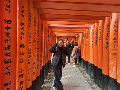 定年後の関西旅行【1日目】東京ー京都（千本鳥居ー二条城）