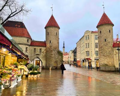 冬の北欧へ② おとぎの国タリン。中世の城壁が貫くホテルに泊まる。