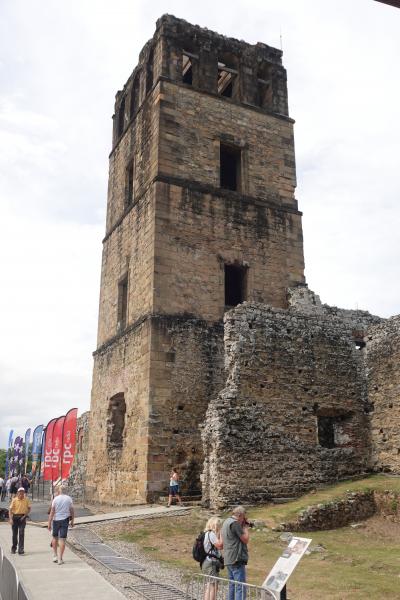 (55)2025年3月中南米(20)(飛行機)パナマ(パナマシティｰパナマ･ビエホ遺跡(大聖堂 鐘楼)旧市街(サンホセ教会 カテドラル)