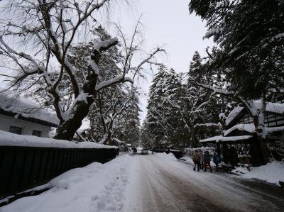 ミステリーツアーで東北へ、2日目は雪の角館