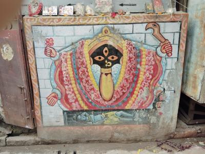 コルカタ・ブッダガヤ(3日目)ヤギ生け贄、カーリー女神寺院＋深夜バス予約