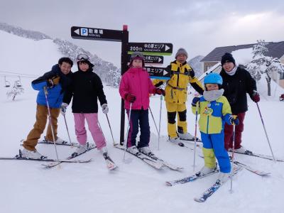孫とスキー3年目