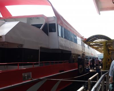 香港からマカオへフェリーで入境