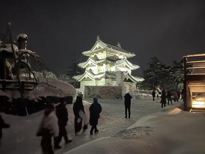 【どこかにマイルで行く】冬の津軽ストーブ列車と惜別弘南鉄道、竜飛岬で三厩マグロを味わう旅-1日目-②