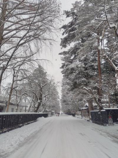 寒波の中の角館、乳頭温泉、盛岡
