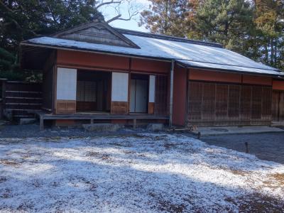 厳寒の京都仙洞御所。(2)冬は樹木に惑わされずに庭の設計が楽しめる。