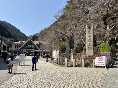 夫婦2人で春の山梨旅行1泊2日_2日目（甲府駅・高尾山・ケーブルカー） 