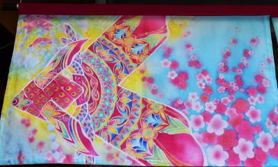 染の小道 2025～街を反物とのれんで飾る「川と道のギャラリー」～（東京都落合・中井）