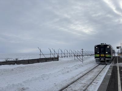 冬の北海道2泊3日流氷旅③～北浜駅、流氷館～