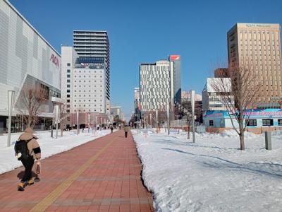 冬の旭川、B級グルメ旅。イルミネーションもきれい。