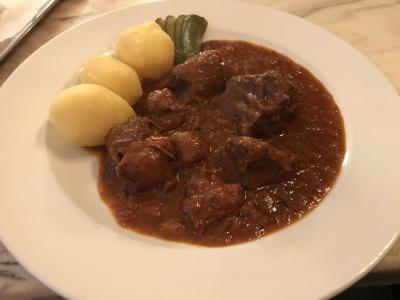 2018年8月　中欧旅行⑩　ウィーン到着　早速ウィーン料理の夜ごはん