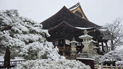 2025年3月2日どこかにビューンで長野へ雪の善光寺～小布施で北斎を楽しむ　ホテルJALシティ長野泊