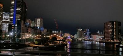 雪と雨と品川散策