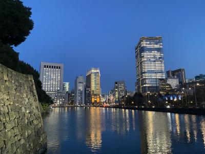 2025年3月　夕暮れの東京駅周辺