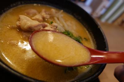 20250309-1 水天宮前 親子丼な気分で彩輝に行ってみると…限定の鶏そばが味噌ですか。んじゃ、そっちで。