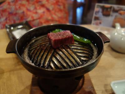 ならまちでおいしい大和牛のランチをいただきました。