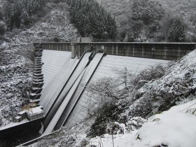2024年12月18日：ダムカード収集-97 & 道の駅SR北陸-10 富山東部編（中編）降雪の「舟川ダム」＆「道の駅　うなづき」