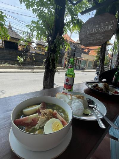 2024 バリ島旅行5 スミニャックにお出かけ　ワルンスミニャックは美味しくてオススメ