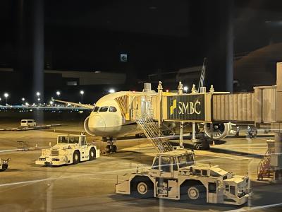 成田NH夜便で香港経由マカオへ