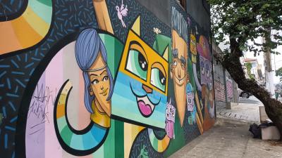 サンパウロ：ベコ・ド・バットマン路地めぐり