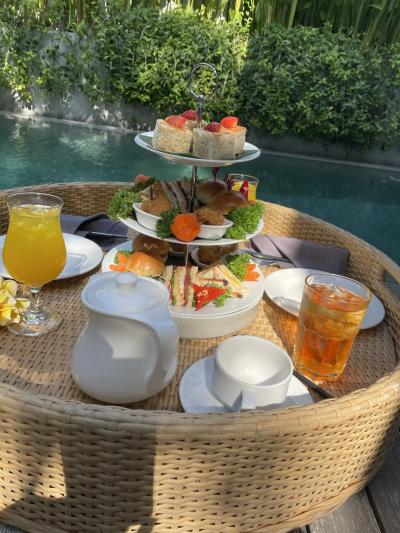 2024 バリ島旅行 6 最終日はマカヴィラスでスパ&フローティングアフタヌーンティー