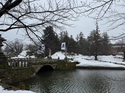冬の山形、お城巡り（１）　～米沢城～