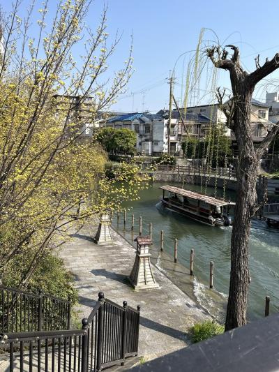 京都　伏見散策　十石船にも乗って来た
