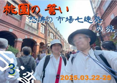 桃園の誓い　怒涛の市場七連発の旅　その３