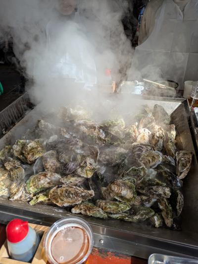 2025.2人生初宮城県上陸 #3(終) 花より団子、島より焼き牡蠣篇