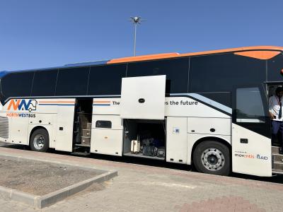 サウジアラビア５　アルウラからメディナまでのバス移動