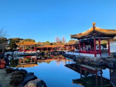 2025年1月、川崎の瀋秀園を観光。