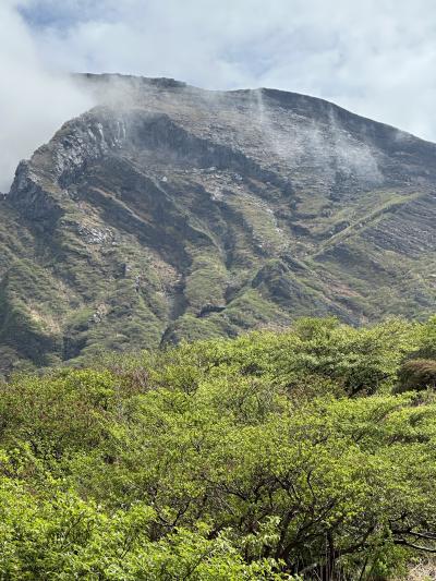 九州遠征山旅　日本百名山＜阿蘇山（高岳）＞ 大自然の息吹を感じる火の山