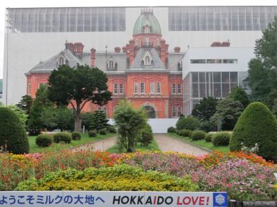 真夏の札幌と恵庭のガーデン