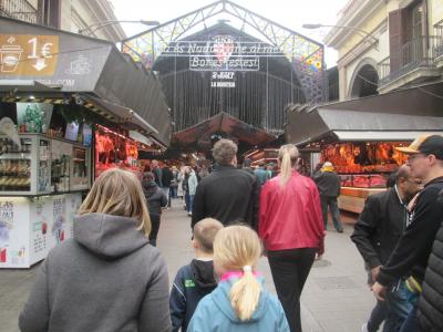 2025Febrero España #8 Las Ramblas y el Mercado de la Boqueríaランブラス通り