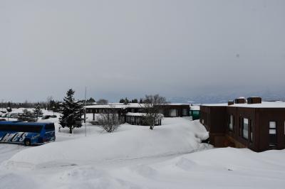 北の大地で雪遊び