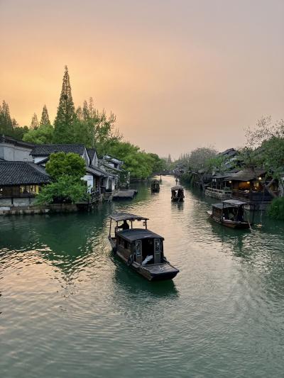 9・12歳児連れ、上海から足を延ばして鳥鎮水郷古鎮週末弾丸旅行