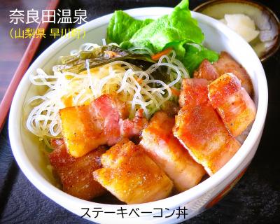 ［静岡・山梨・長野・群馬ぐるめ 初日：前編］ 静岡「みしまコロッケ・わさびごはん」と山梨「ステーキベーコン丼（甲州富士桜ポーク）」