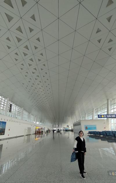トラピックス　長江三峡下りクルーズ（10）旅の終わりは無駄に広い武漢天河国際空港から中国東方航空で成田空港へ。