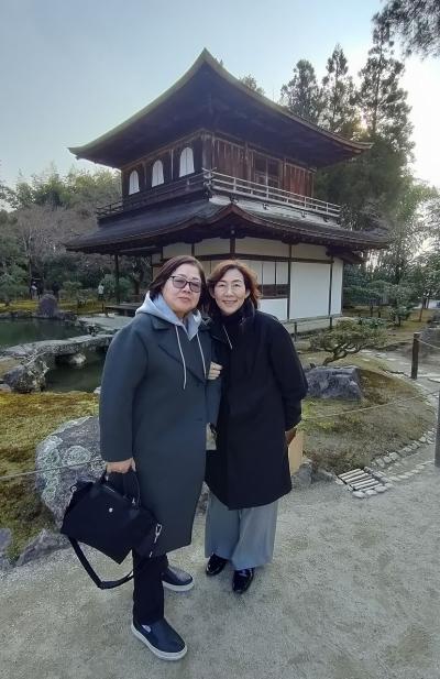 トラピックス　冬の京都7社寺特別拝観（1）古希記念の高校の同級生を引率して大人の修学旅行。銀閣寺を参拝して東華菜館から先斗町へ。