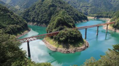 2023年　8月　静岡県　大井川鐡道　奥大井湖上駅など