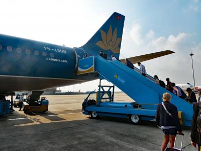成田からベトナム航空のエコノミーでホーチミン経由カンボジアのシェムリアップへ