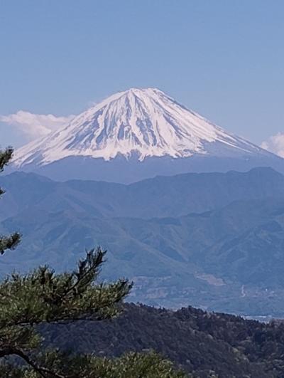 2025年甲府2:　昇仙峡からの美しい富士山