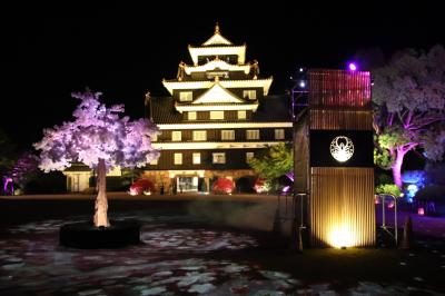 夏より過ごしやすいよ　岡山城・烏城灯源郷　2025年春