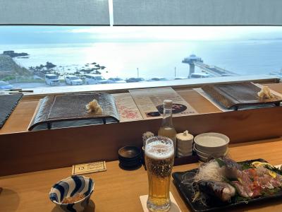 和歌山周遊5日間　初日　白浜ホテルシーモアで贅沢寿司ディナー