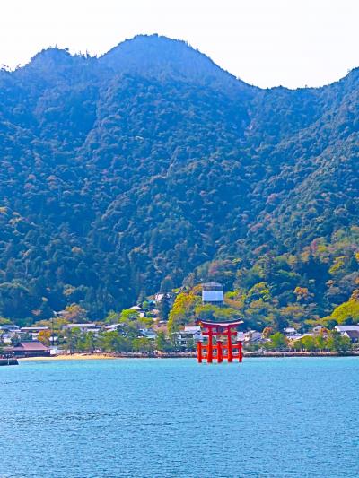 宮島陽春-１　JR宮島口‐宮島口桟橋～宮島桟橋　☆JR西日本宮島フェリー　往復500円（税込）